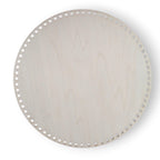 Base de madera circular para tejer