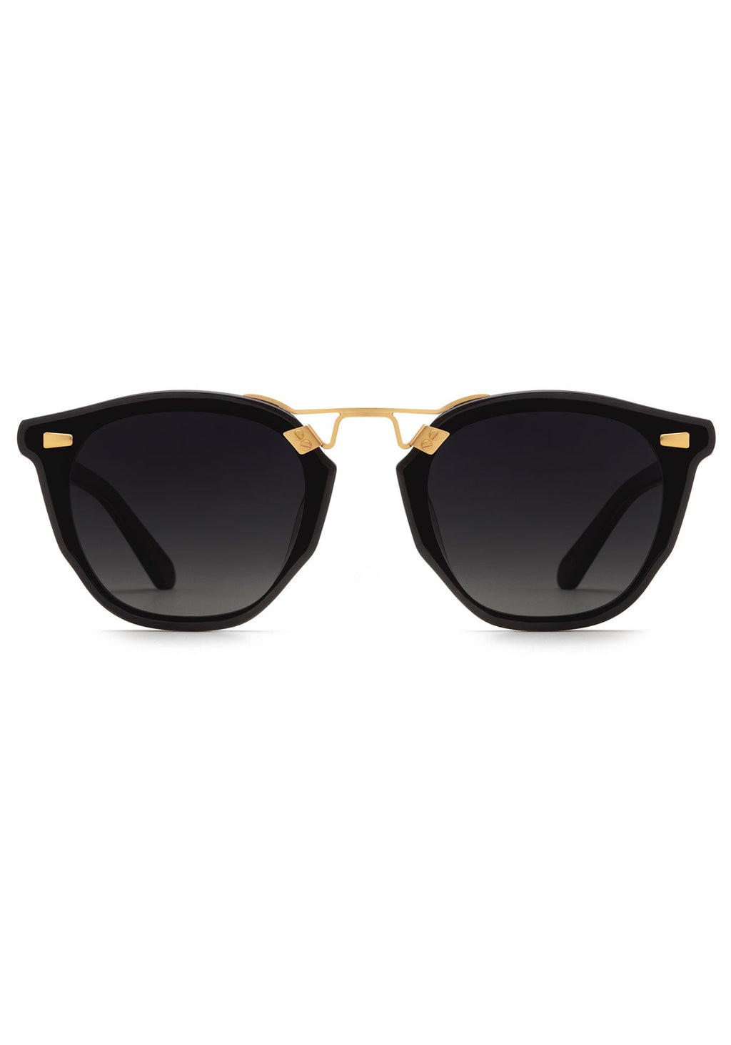 KREWE BEAU NYLON | Black + Shadow 24K Polarized