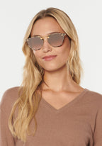 KREWE BEAU NYLON | Matte Oyster 18K Mirrored