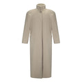 Beige Maxi Coat with Vintage Buttons