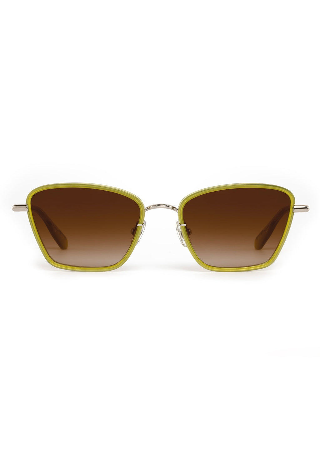 KREWE BELLA | Silver + Chartreuse