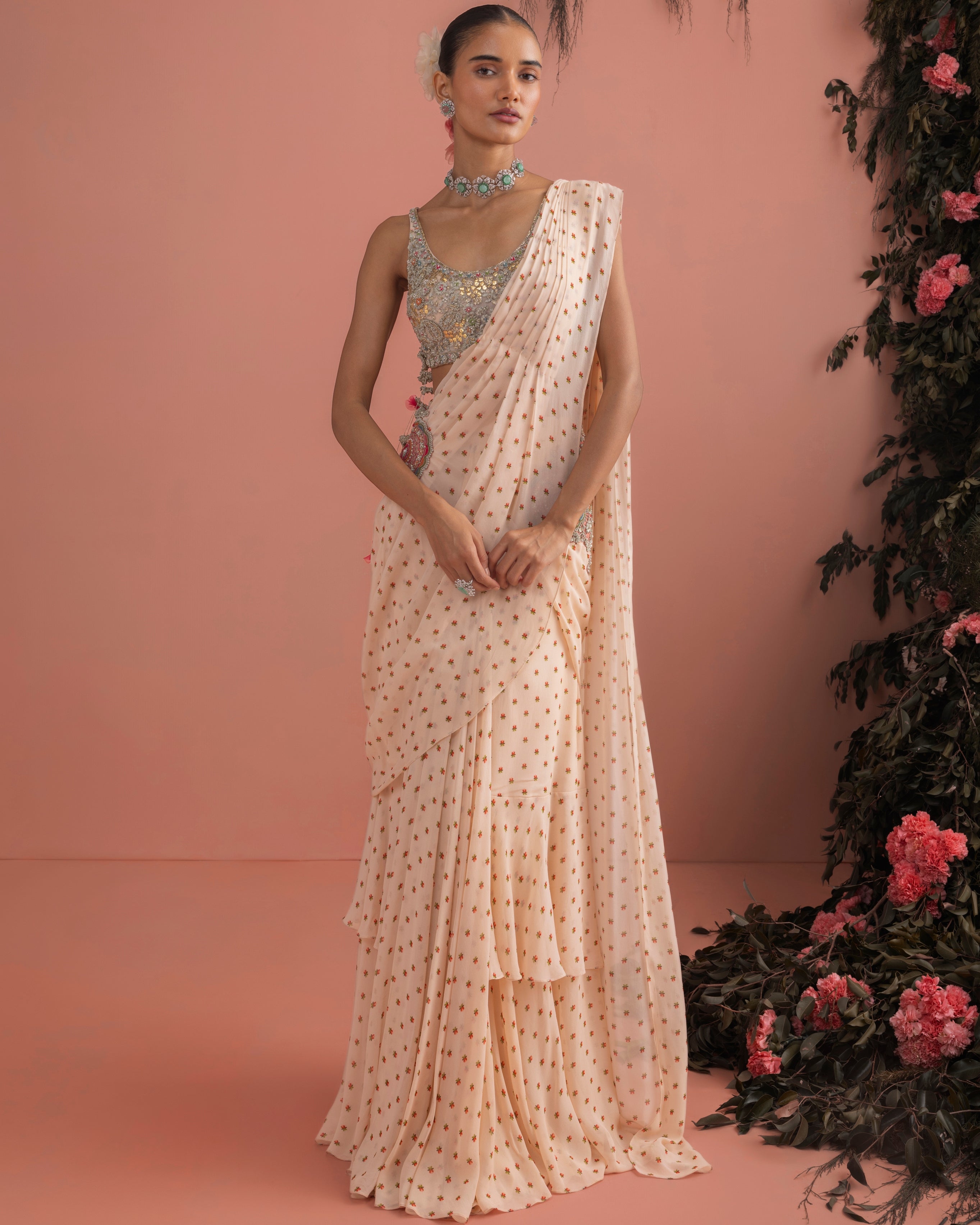 Maera Sari Set By KYNAH, Luxury Indian Fashion & Bridal Wear