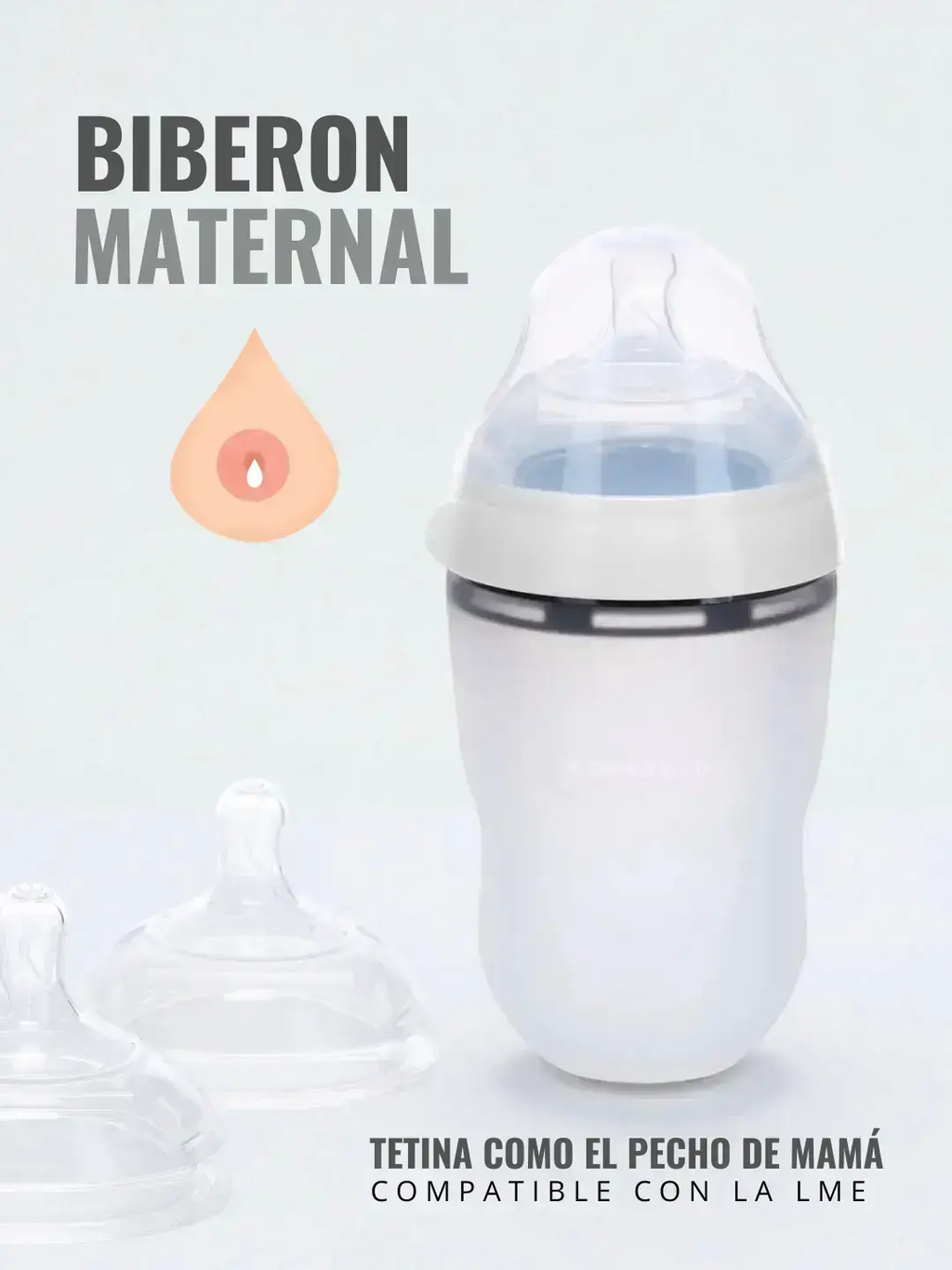 Biberon maternal Nenina & co Doble sistema anticólicos