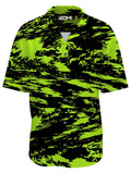 Black Lime Bolt Glitch Lounge Shirt