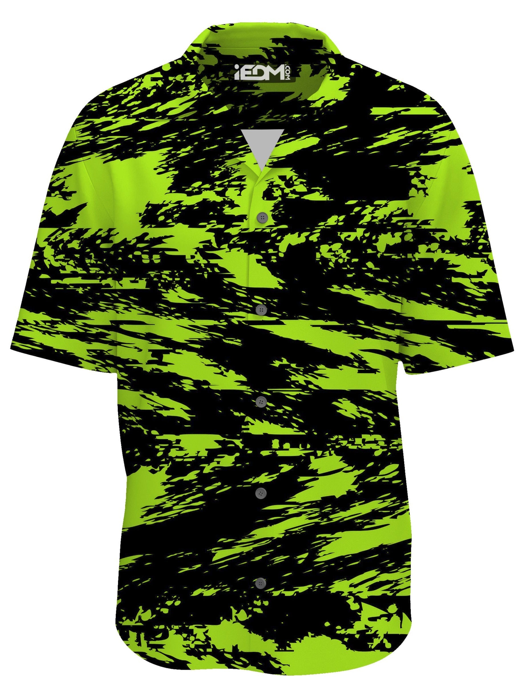 Black Lime Bolt Glitch Lounge Shirt