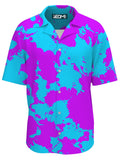 Blue and Purple Paint Splatter Lounge Shirt