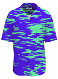 Purple Mint Rave Zebra Stripe Lounge Shirt