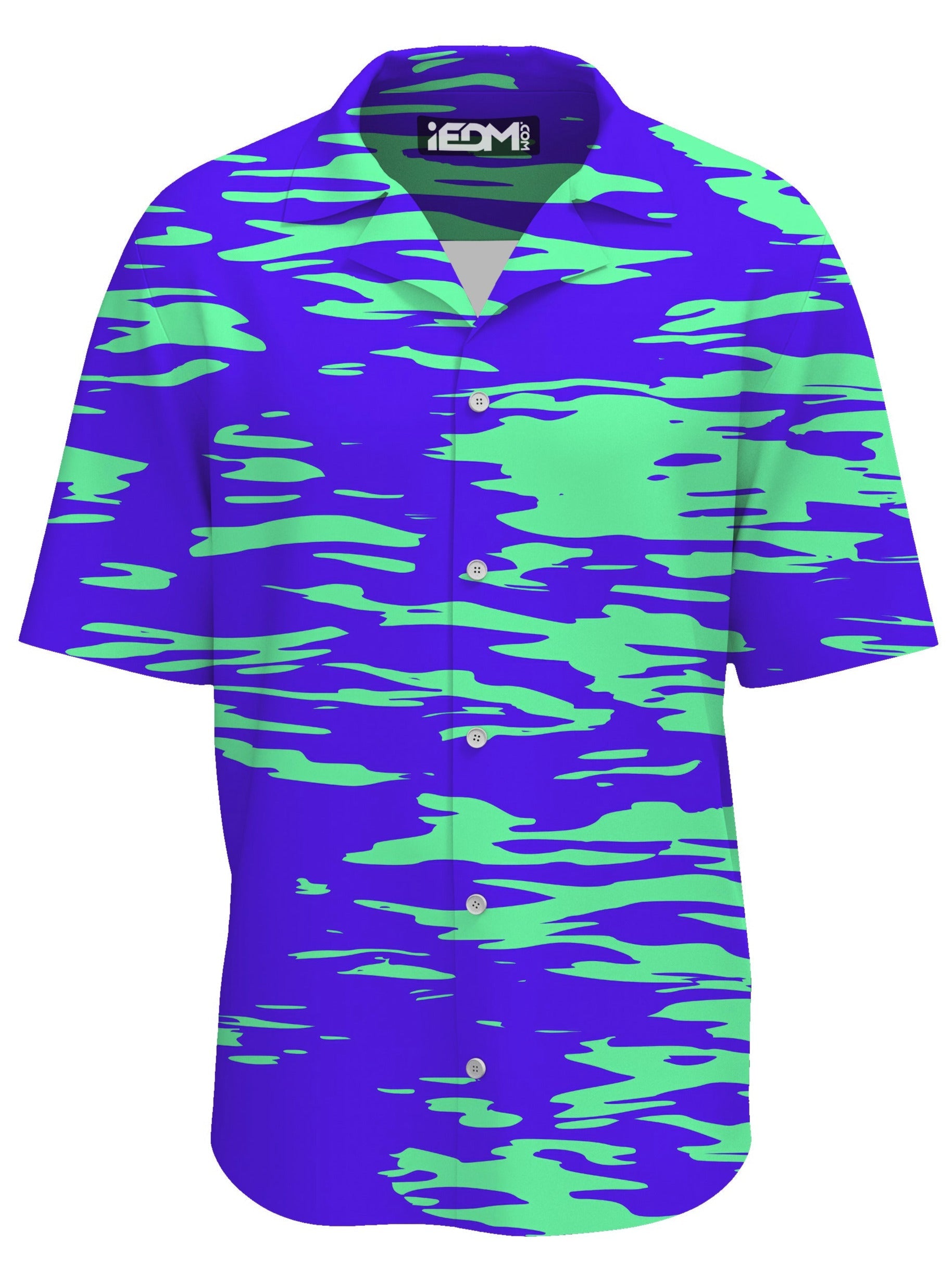 Purple Mint Rave Zebra Stripe Lounge Shirt