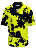 Yellow and Black Paint Splatter Lounge Shirt