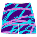 Purple and Blue Rave Abstract Weekend Shorts