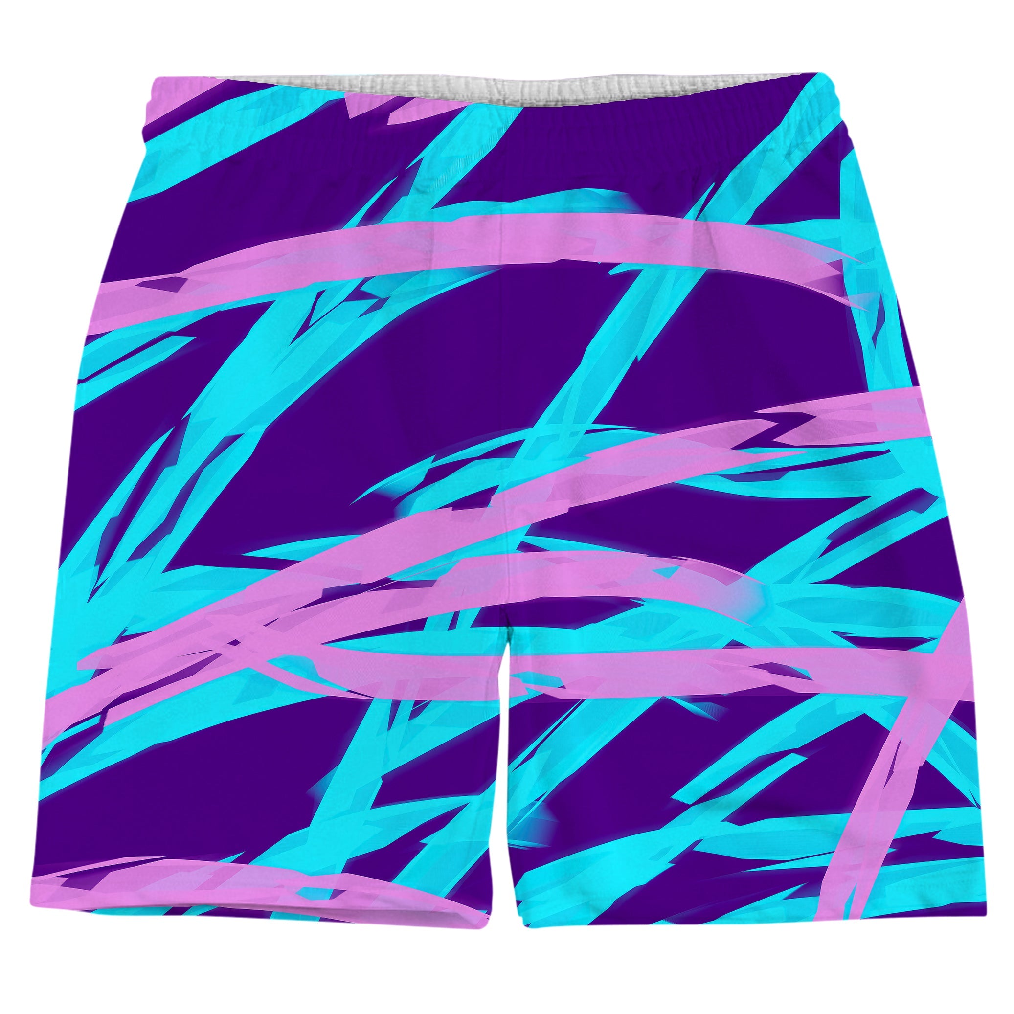 Purple and Blue Rave Abstract Weekend Shorts