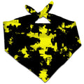 Black and Yellow Abstract Bandana