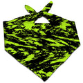 Black Lime Bolt Glitch Bandana