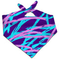 Purple and Blue Rave Abstract Bandana