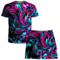 Chromatic Mixed Berry T-Shirt and Shorts Combo