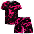 Pink Swirl T-Shirt and Shorts Combo