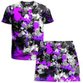 Purple Drip T-Shirt and Shorts Combo
