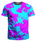 Blue and Purple Paint Splatter Men's T-Shirt