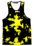 Black and Yellow Abstract Men's Tank