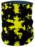 Black and Yellow Abstract Bandana Mask