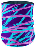 Purple and Blue Rave Abstract Bandana Mask