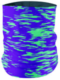 Purple Mint Rave Zebra Stripe Bandana Mask
