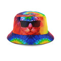 Kitten Tie-Dye Bucket Hat
