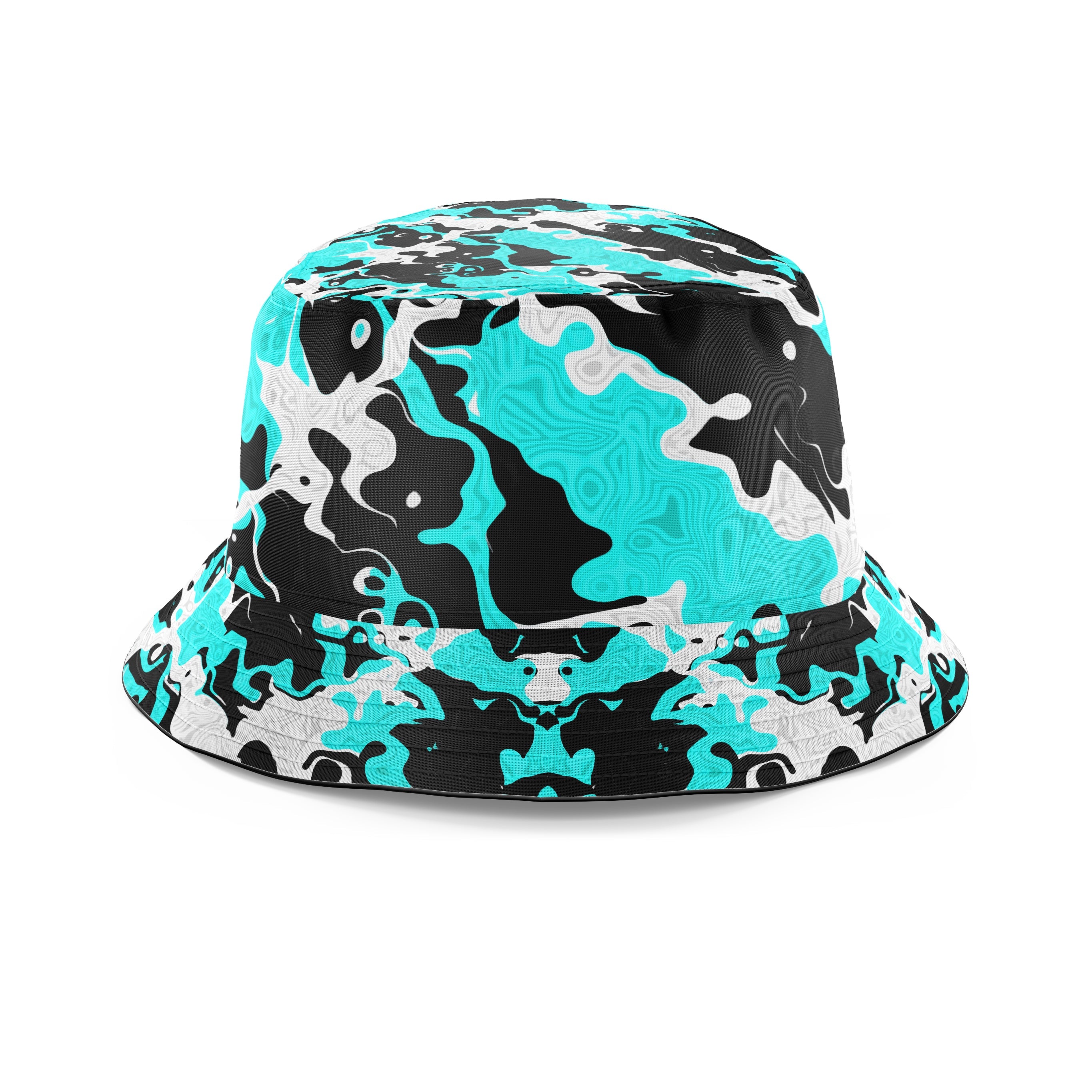 Oil Spill Rave Camo Bucket Hat