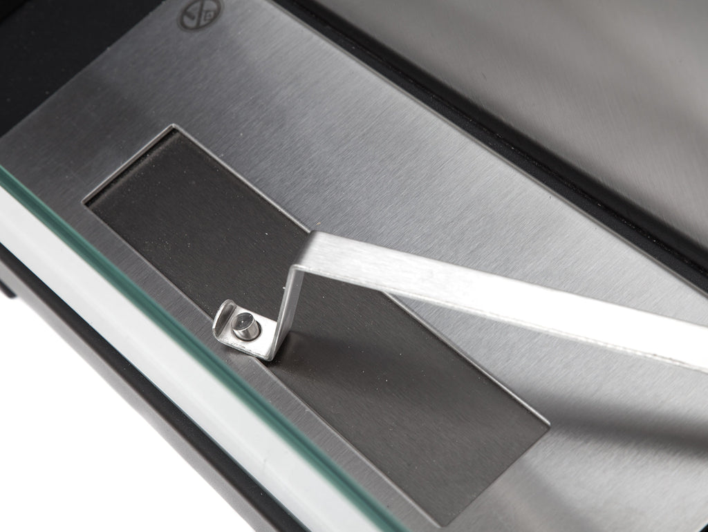 Chimenea de etanol mural en acero inoxidable negro