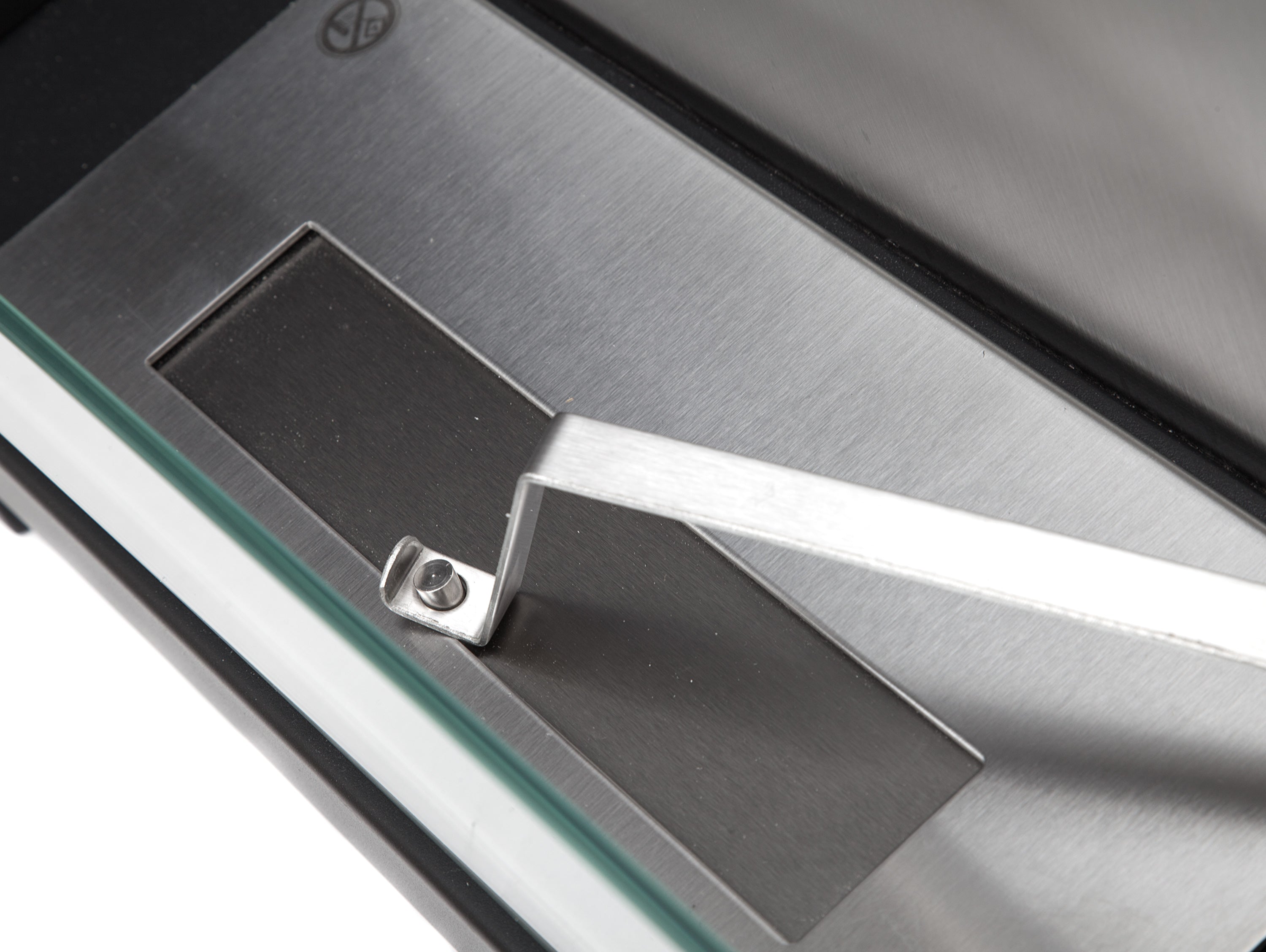 Chimenea de etanol mural en acero inoxidable negro