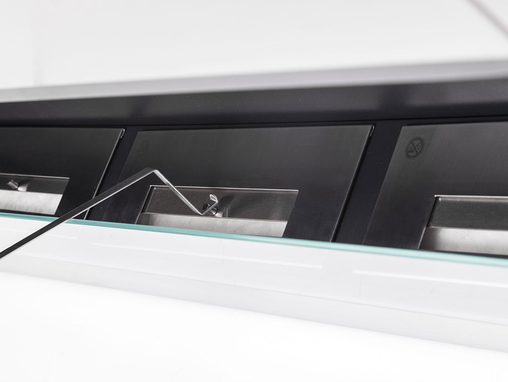 Chimenea de etanol de suelo, 6000W, diseño encastrable, grandes dimensiones y 3 quemadores