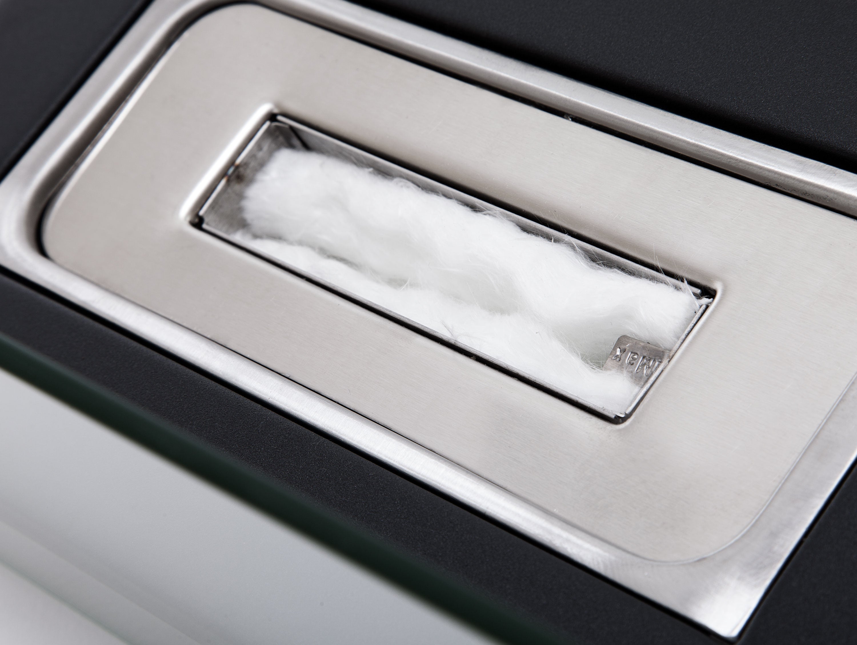 Chimenea de etanol de sobremesa de 1000W en metal y cristal templado