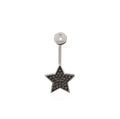STASIA Star Black Diamond Drop Attachment Single By ALINKA Fine Jewellery