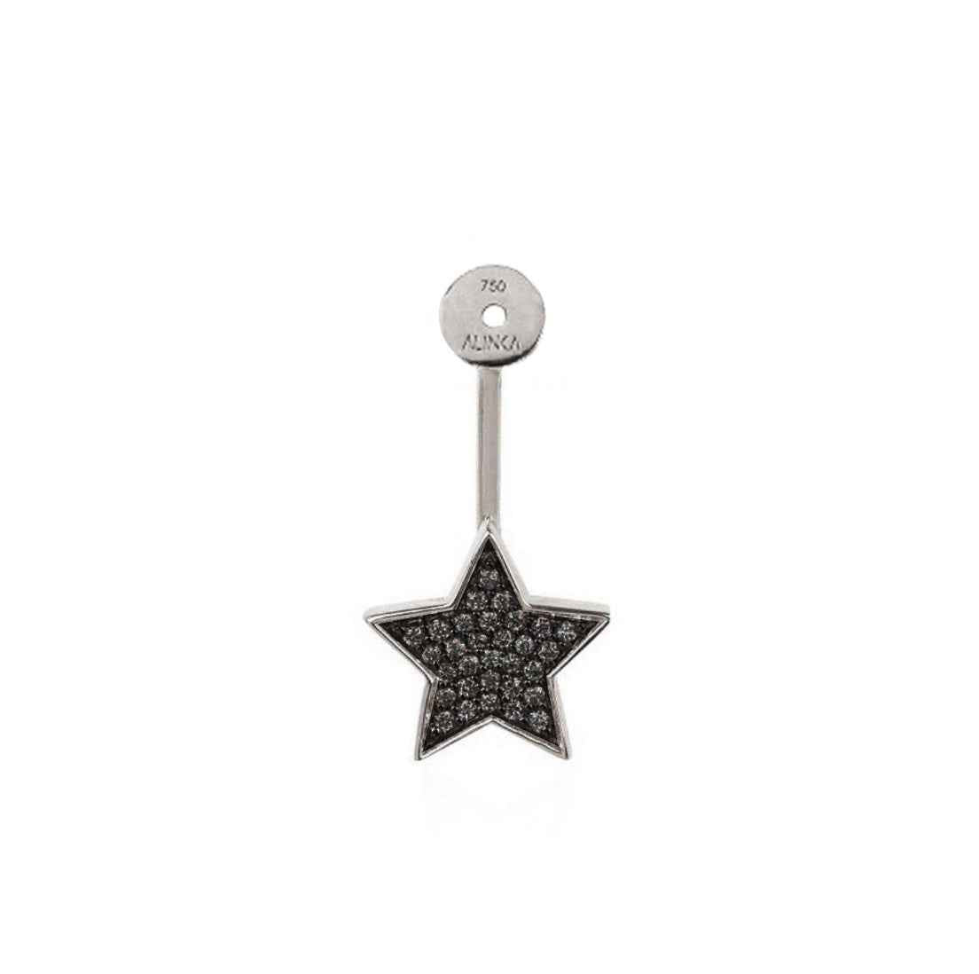 STASIA Star Black Diamond Drop Attachment Single By ALINKA Fine Jewellery