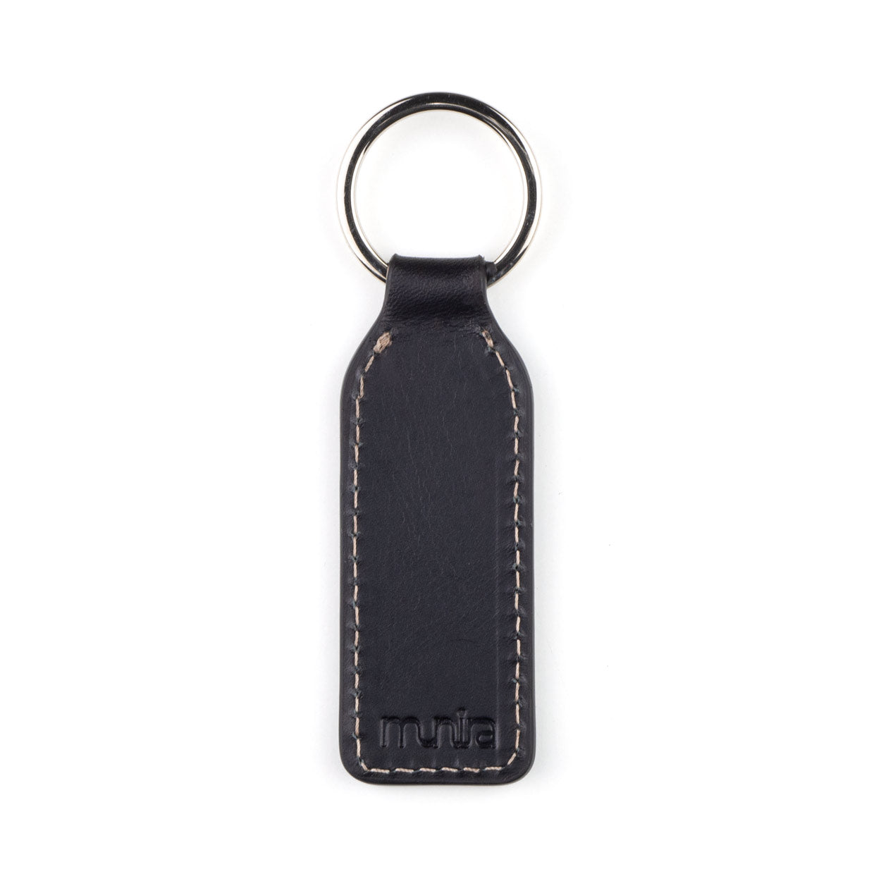 Leather Keyring Alhambra Black and Yellow