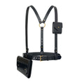 Black Double Bag Harness