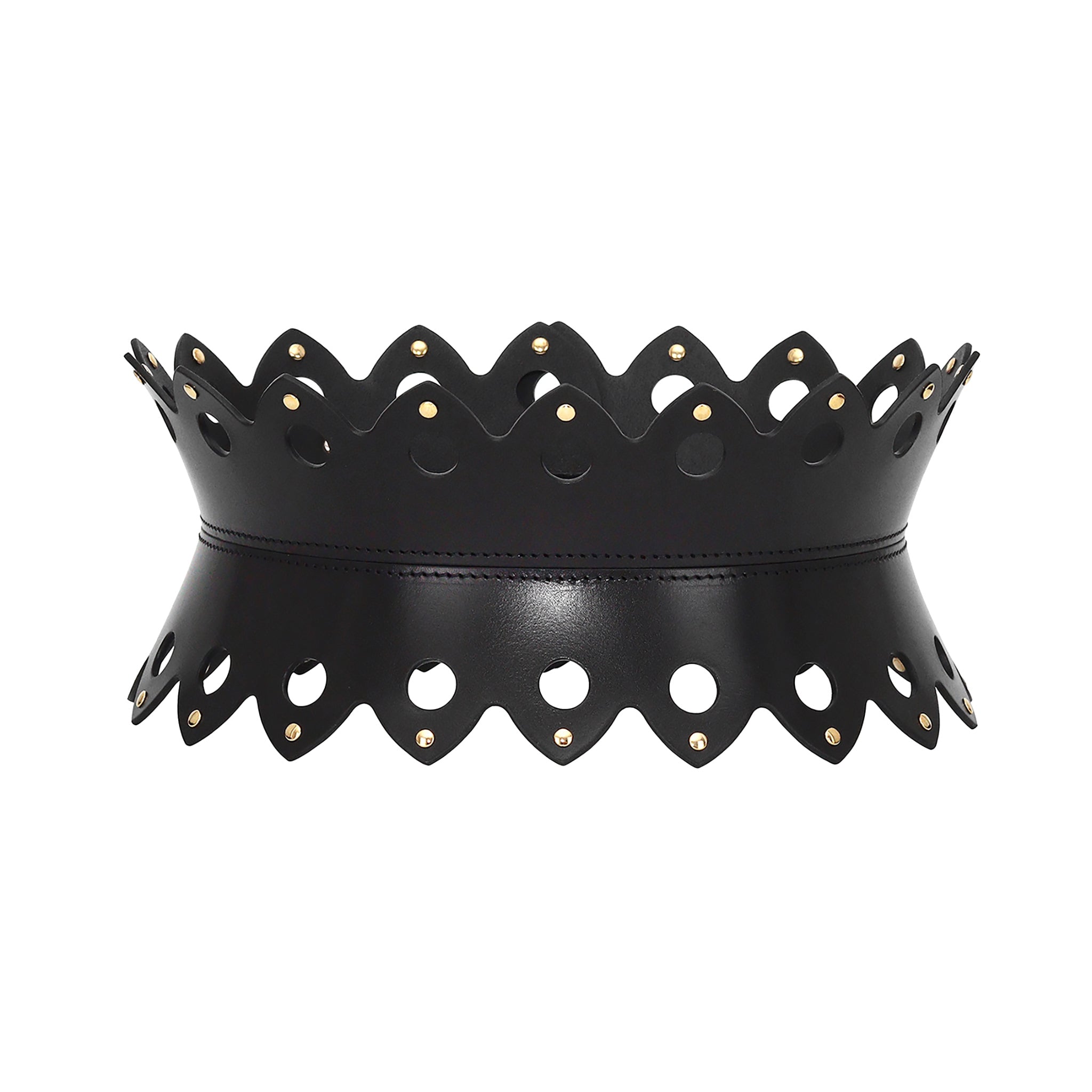 Black Embellished Corset Belt
