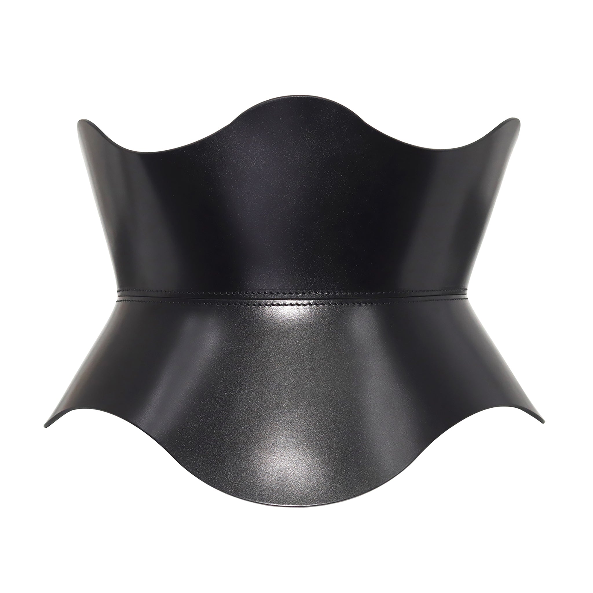Black Leather Athena Corset
