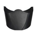Black Leather Underbust Corset