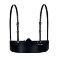 Black Leather Underbust Harness