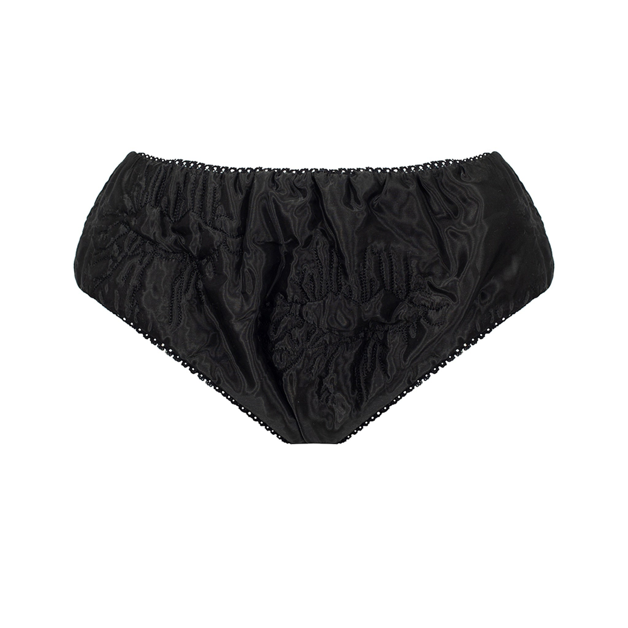 Black Organza Micro Shorts
