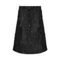 Black Organza Trapeze Skirt