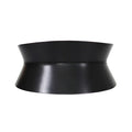Black Rounded Hourglass Belt