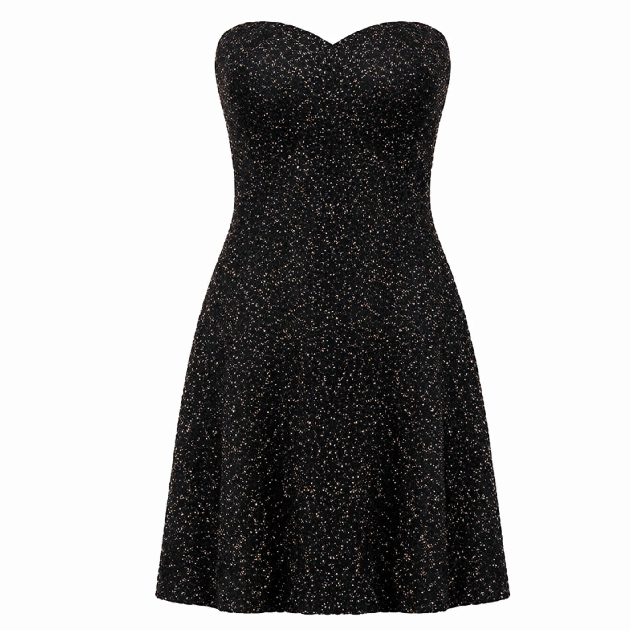 Midnight Hand-Beaded Embellished Mini Dress