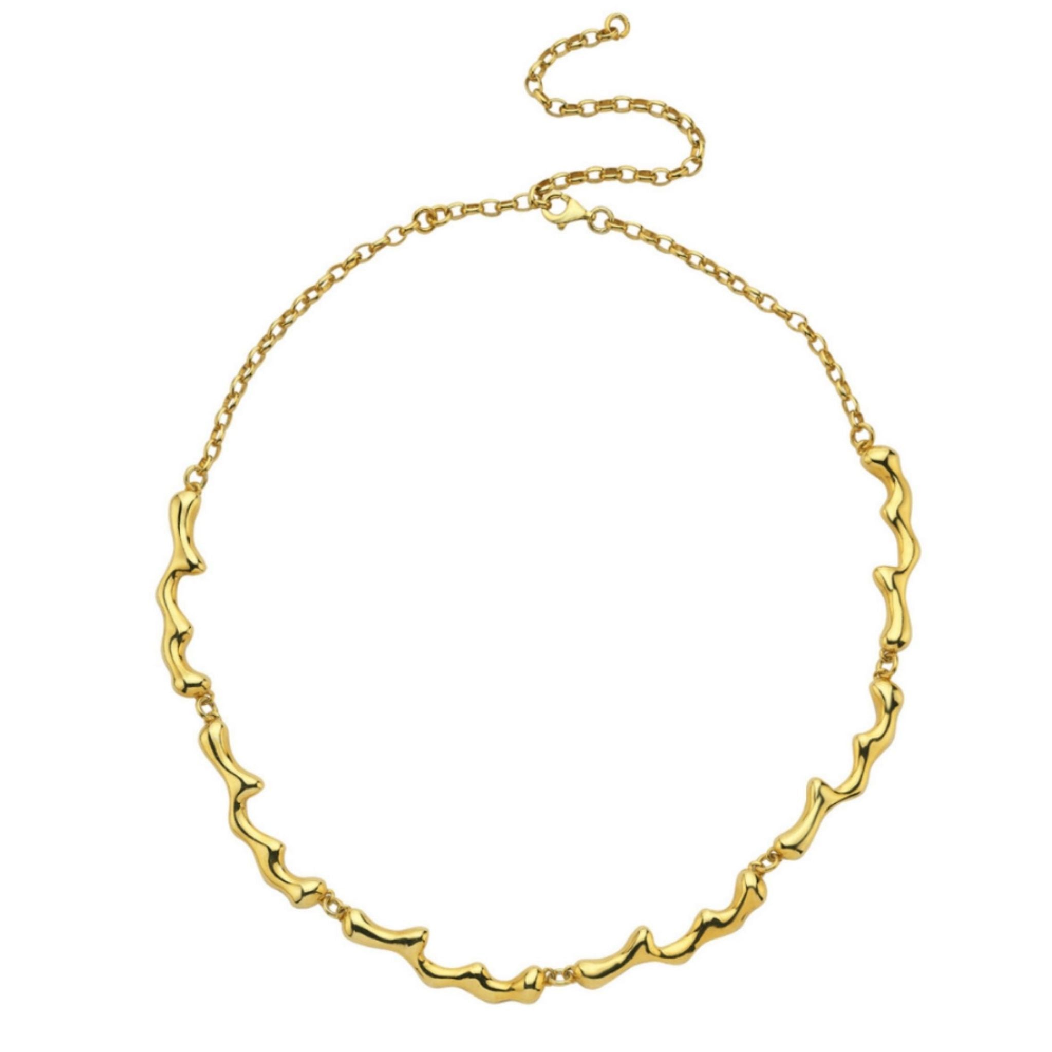 Drop Necklace Choker | Gold