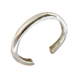 Thick Asymmetric Silver Bracelet