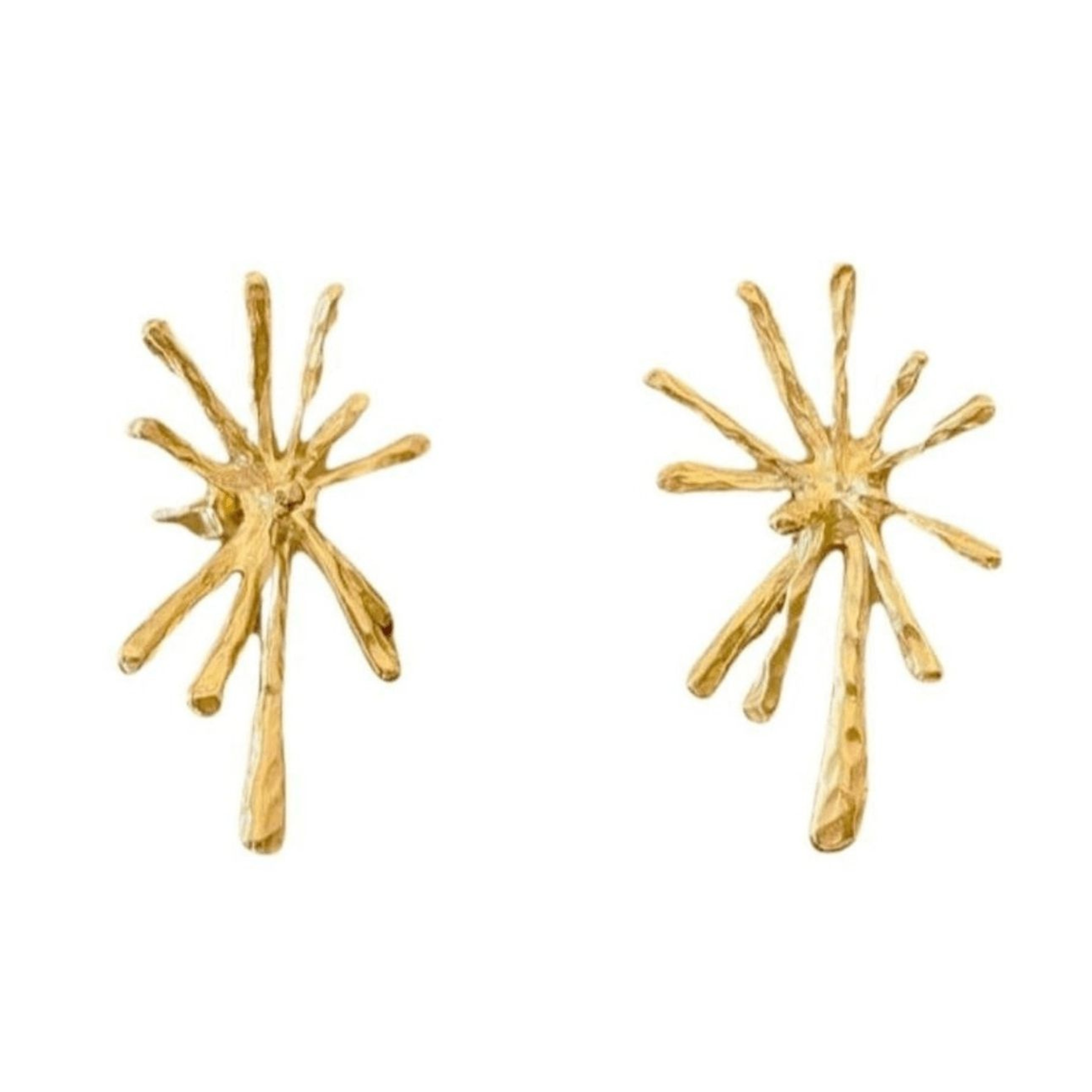 Big Flow Gold Earrings | Gold