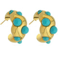 Turquoise Hoop Earring