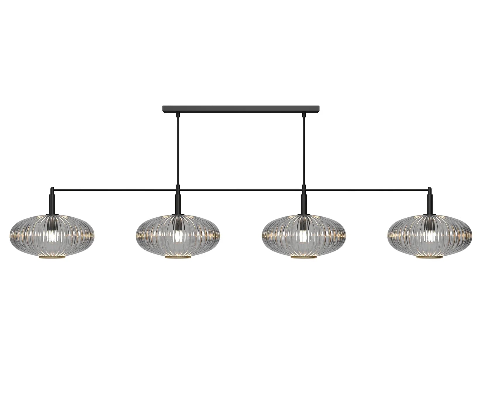 Prohibition 66" Smoke Shades with Black Bar