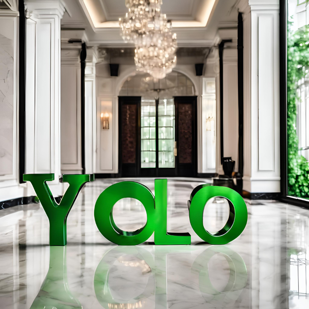 OSO Stainless Steel YOLO Sculpture